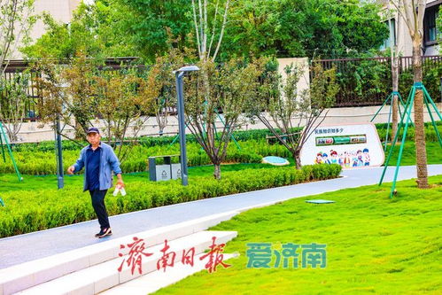 同心公園 濟南奧體中路旁的幸福聚場園林綠化工程